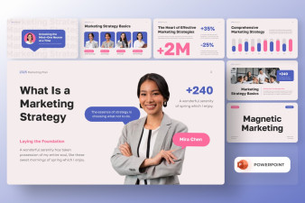 Marketing Strategy Presentation PowerPoint Template